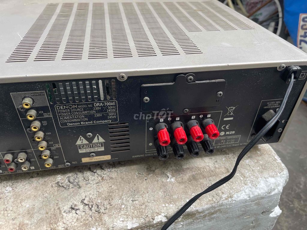 Ampli Denon DRA-700AE Bạc 230V. Mua bán Tivi, Âm thanh tại Quận Tân Phú Tp Hồ Chí Minh được đăng bởi thế giới đồ cũ thanh lý hình 1
