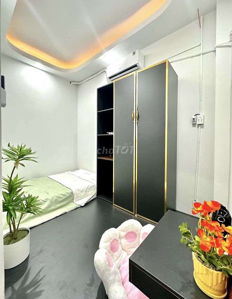 2PN 1Wc 50m2 Ban Công Full Nội Thất