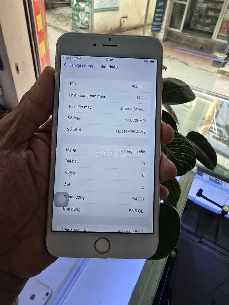 Apple iPhone 6s Plus 64GB Vàng. Mua bán Điện thoại tại Quận Hoàng Mai Hà Nội được đăng bởi Duy  hao hình 1