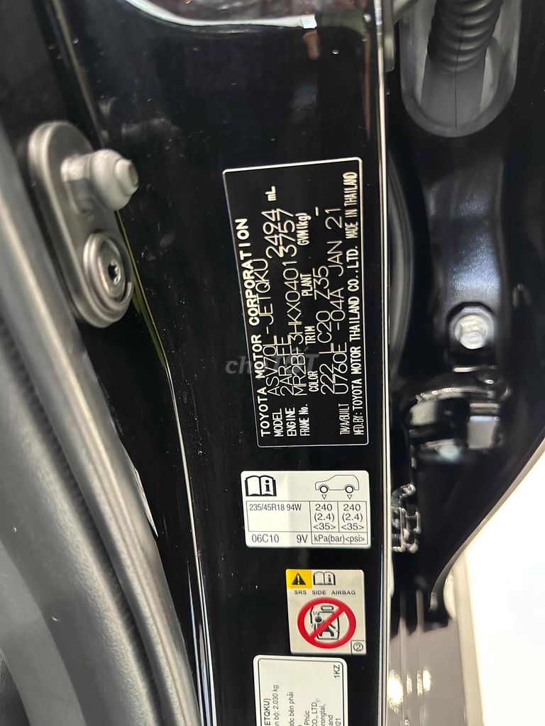 Toyota Camry 2.5 Q ĐEN 2021 xe HÃNG BAO GIÁ TỐT. Mua bán Ô tô tại Quận Bình Thạnh Tp Hồ Chí Minh được đăng bởi phuongneo hình 7