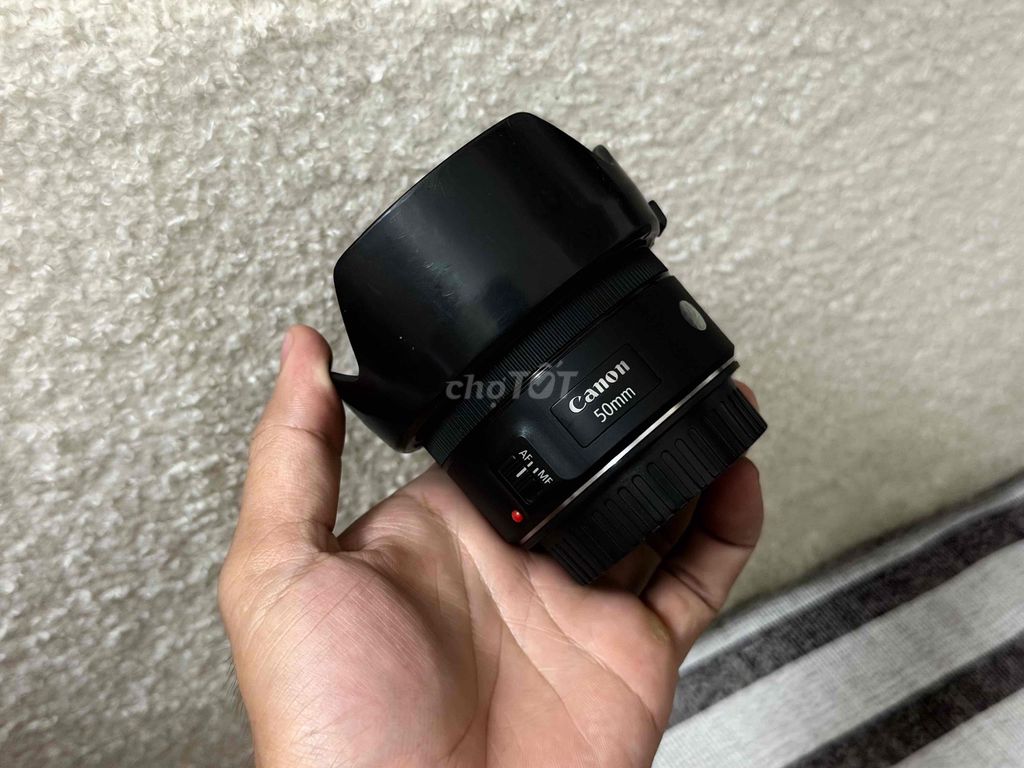 Ống kính Canon 50F1.8 STM. Mua bán Máy ảnh, Máy quay tại Quận Hà Đông Hà Nội được đăng bởi Trần Hưng  hình 1