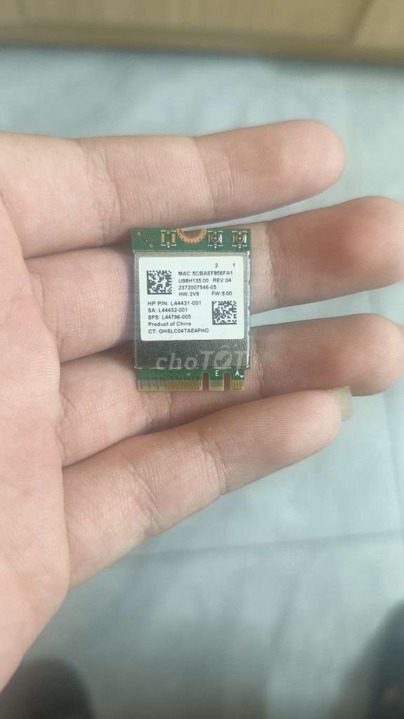 Card Wifi Bluetooth HP RTL8822CE. Mua bán Linh kiện (RAM, Card...) tại Huyện An Lão Hải Phòng được đăng bởi Hau Nguyen hình 1