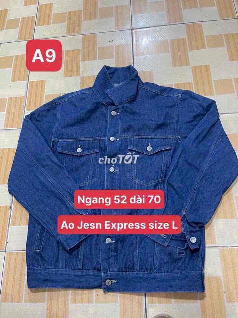 Áo khoác Jean Jesn Express L Xanh denim. Mua bán Quần áo tại Quận 12 Tp Hồ Chí Minh được đăng bởi HT 86 hình 1