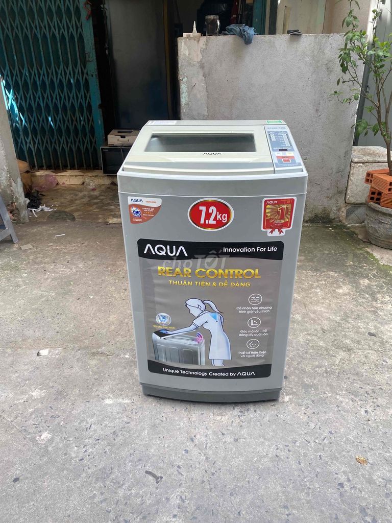 máy giặt Aqua zin đẹp cửa trên dùng tốt như mới. Mua bán Máy giặt tại Quận 11 Tp Hồ Chí Minh được đăng bởi THẢO MY hình 1