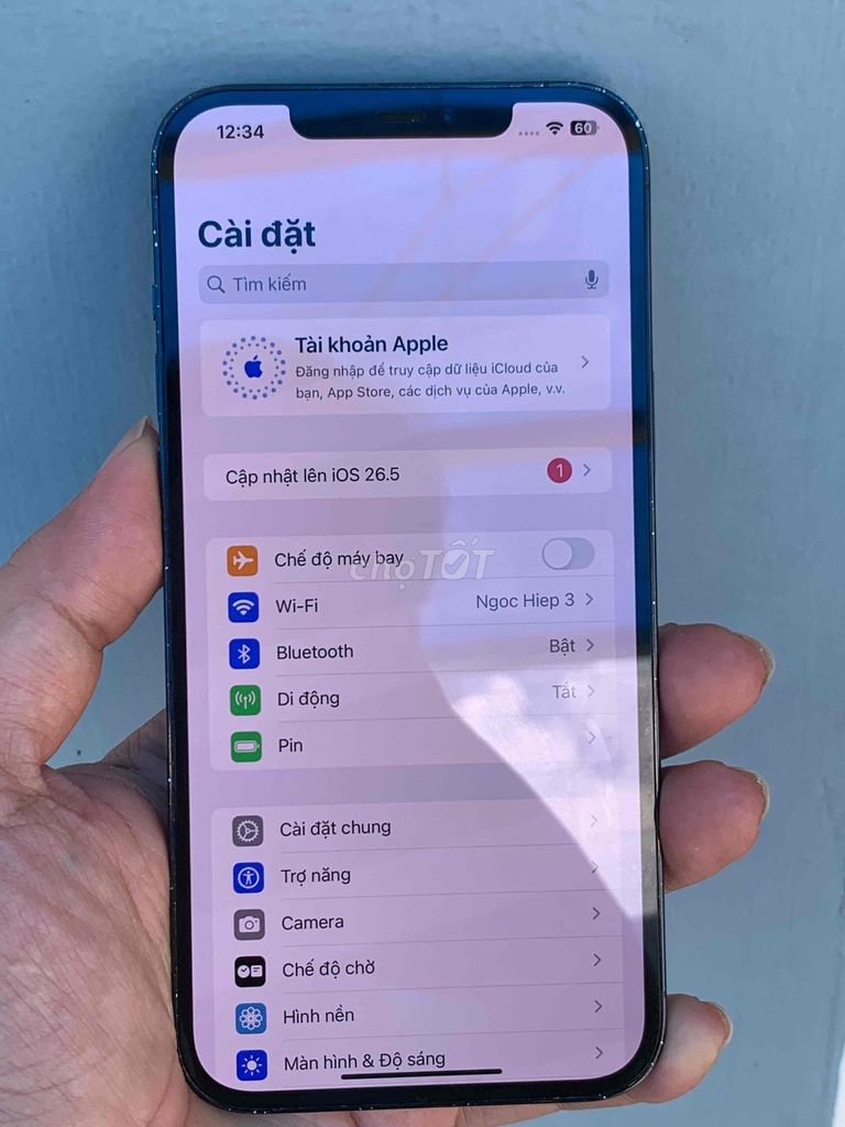 Apple iPhone 12 Pro Max Xanh 128GB. Mua bán Điện thoại tại Thành phố Bến Tre Bến Tre được đăng bởi Huy  hình 1