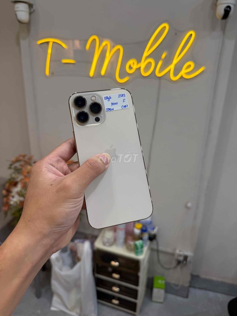 13 Promax 128Gb Quốc Tế zin full gold đẹp pin 100%. Mua bán Điện thoại tại Quận Thanh Xuân Hà Nội được đăng bởi Ngô Tráng T Mobile hình 1
