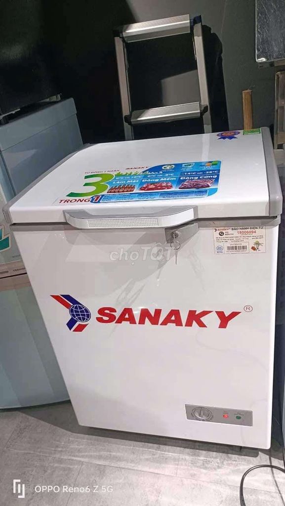 TLtu đông sanaky 100L còn mới trữ sữa cho bé