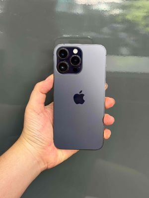 14 Pro Max 128GB Tím Qte Nguyên zin đóm mép xíu 98