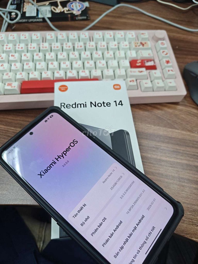 Xiaomi Redmi Note 14 6GB/128GB Đen Mới. Mua bán Điện thoại tại Quận Hà Đông Hà Nội được đăng bởi Nguyễn Lộc hình 1