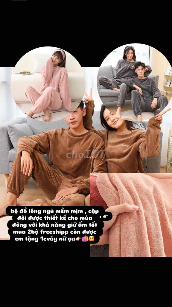 Đồ ngủ lông mềm mại. Mua bán Quần áo tại Huyện Vĩnh Cửu Đồng Nai được đăng bởi Quỳnh Rin  hình 1