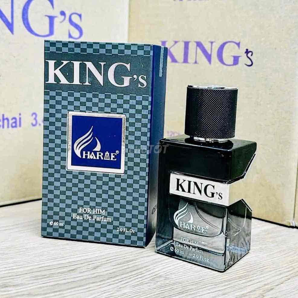 NƯỚC HOA NAM CHARME KING’s 60ML FREE SHIP. Mua bán Nước hoa tại Thành phố Thủ Đức Tp Hồ Chí Minh được đăng bởi SỈ LẺ NƯỚC HOA CHÍNH HÃNG hình 1