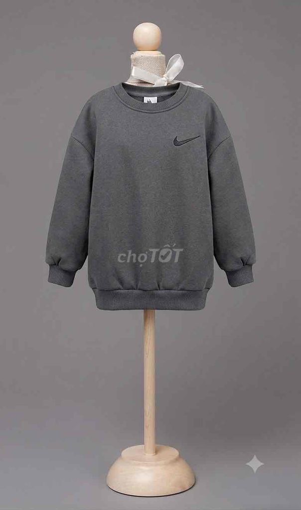 Áo nỉ Nike Cotton Xám Unisex. Mua bán Quần áo tại Quận Bình Thạnh Tp Hồ Chí Minh được đăng bởi lan anh hình 1
