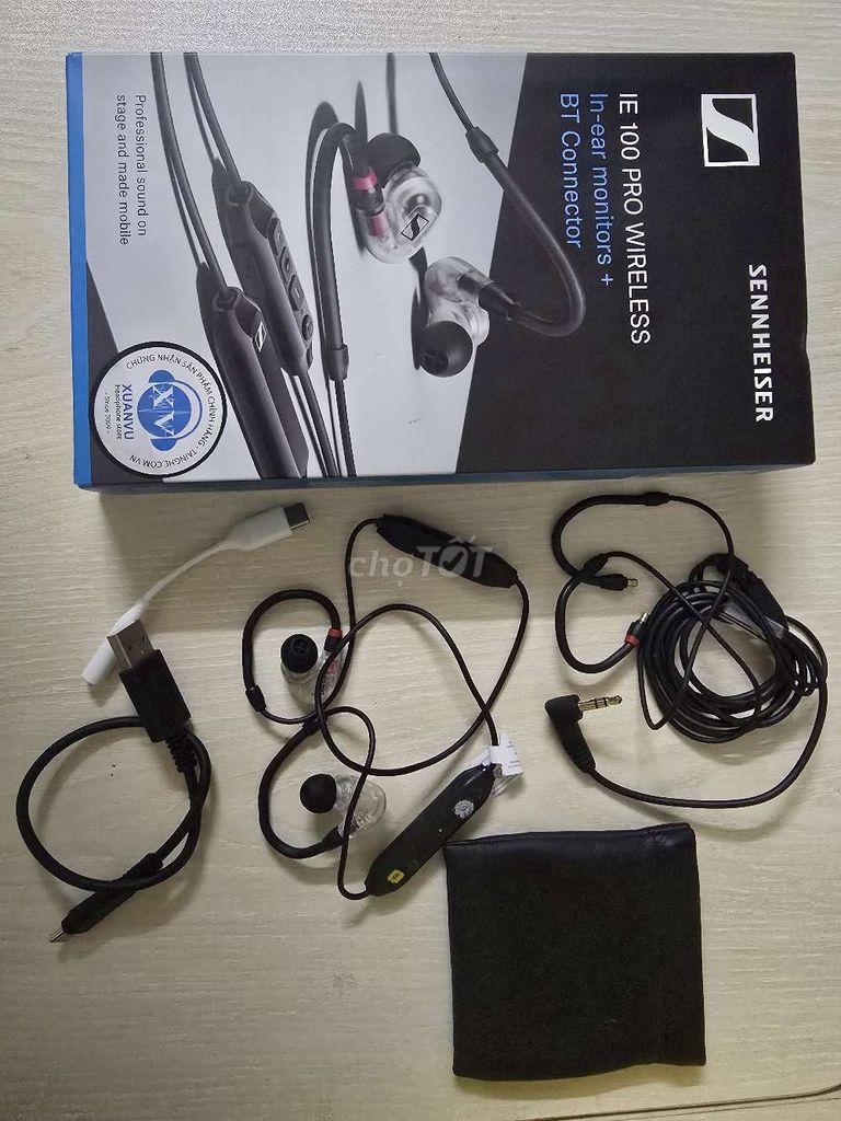 Tai nghe Sennheiser IE 100 PRO Wireless Đen. Mua bán Tivi, Âm thanh tại Quận Hoàng Mai Hà Nội được đăng bởi Tên chưa cung cấp hình 1