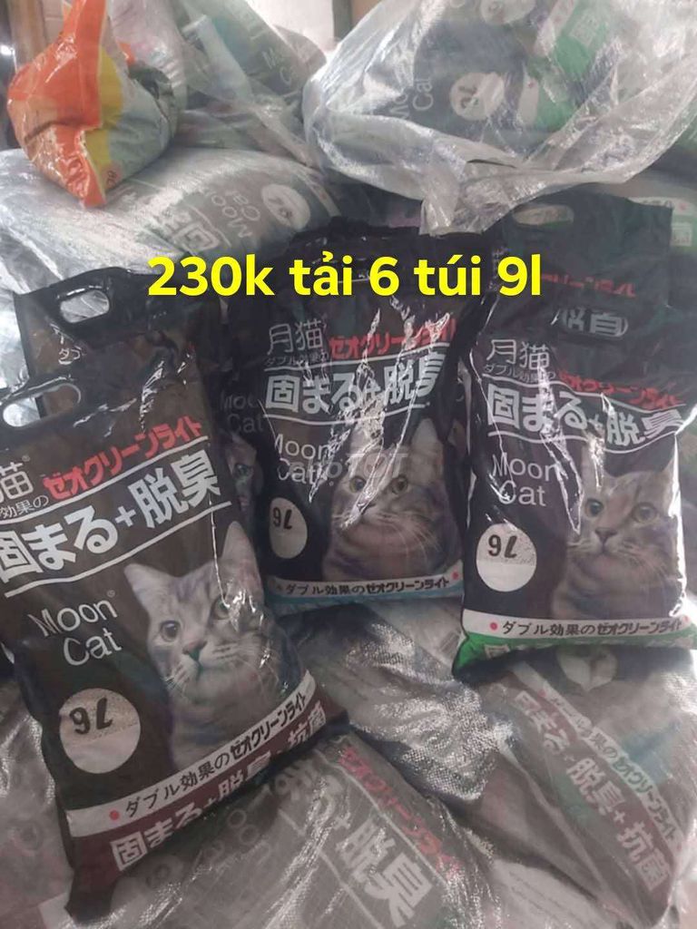 Cát vệ sinh Moon Cat 9L. Mua bán Phụ kiện, Thức ăn, Dịch vụ tại Quận Bắc Từ Liêm Hà Nội được đăng bởi Vũ Thị Huệ hình 1