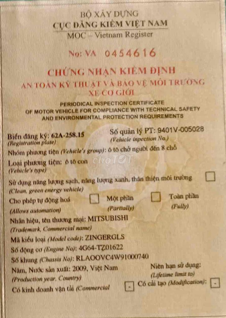 Mitsubishi Zinger 2009 GLS 2.4 Đổi 4 chỗ - 126 km. Mua bán Ô tô tại Huyện Bình Chánh Tp Hồ Chí Minh được đăng bởi Anh Khanh hình 19