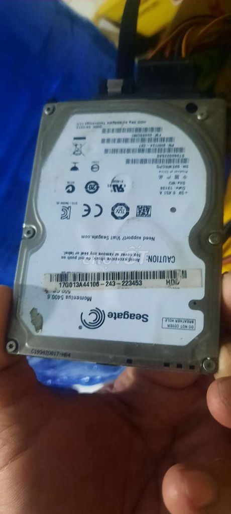 Ổ cứng Seagate Momentus 5400.6 500GB laptop. Mua bán Linh kiện (RAM, Card...) tại Quận 12 Tp Hồ Chí Minh được đăng bởi Nội Thất Ngôi Nhà Xanh  hình 1