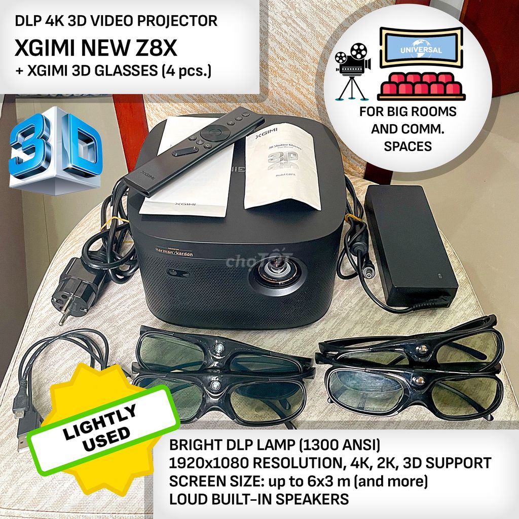 Máy chiếu XGIMI NEW Z8X Full HD. Mua bán Đồ dùng văn phòng tại Thành phố Nha Trang Khánh Hòa được đăng bởi Nick FX hình 1