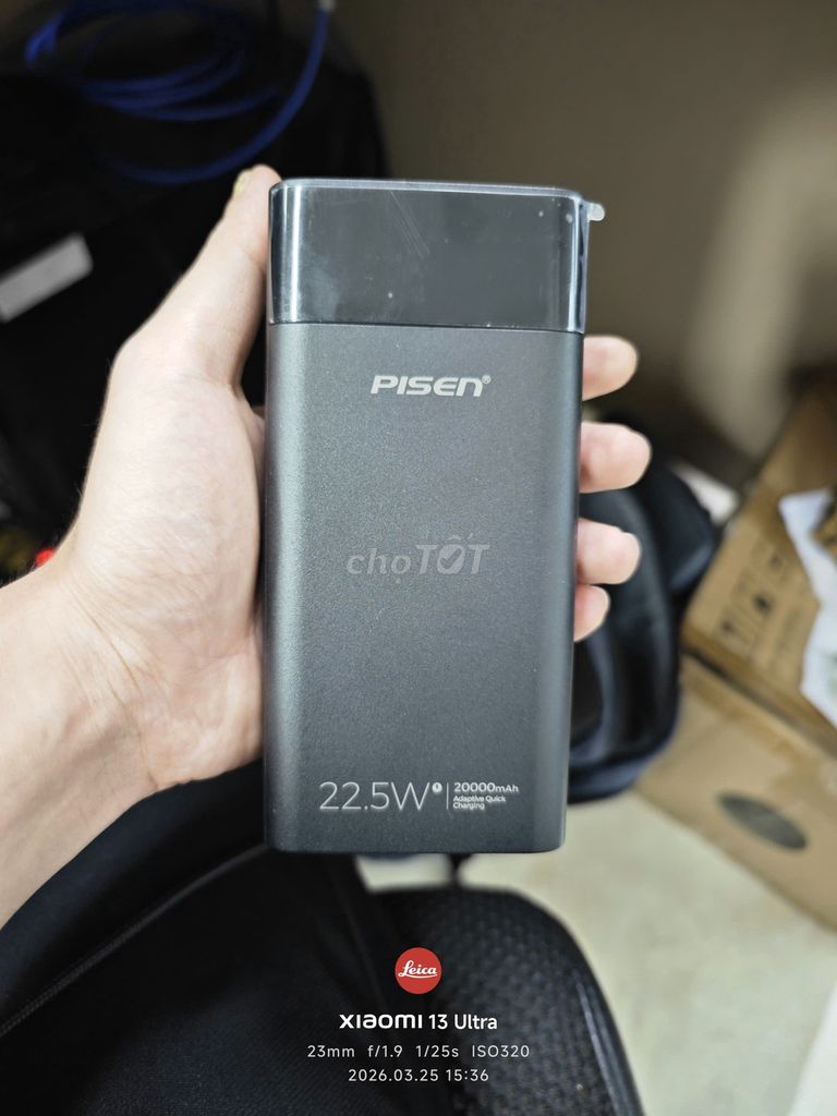 Sạc dự phòng Pisen 20000Mah. Mua bán Phụ kiện (Màn hình, Chuột...) tại Huyện Yên Phong Bắc Ninh được đăng bởi Văn Thành hình 1