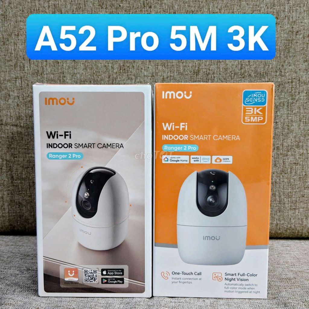 Camera Imou A52 Pro 5M 3K. Mua bán Máy ảnh, Máy quay tại Quận Thanh Khê Đà Nẵng được đăng bởi Camera sỉ Phi Vũ hình 1