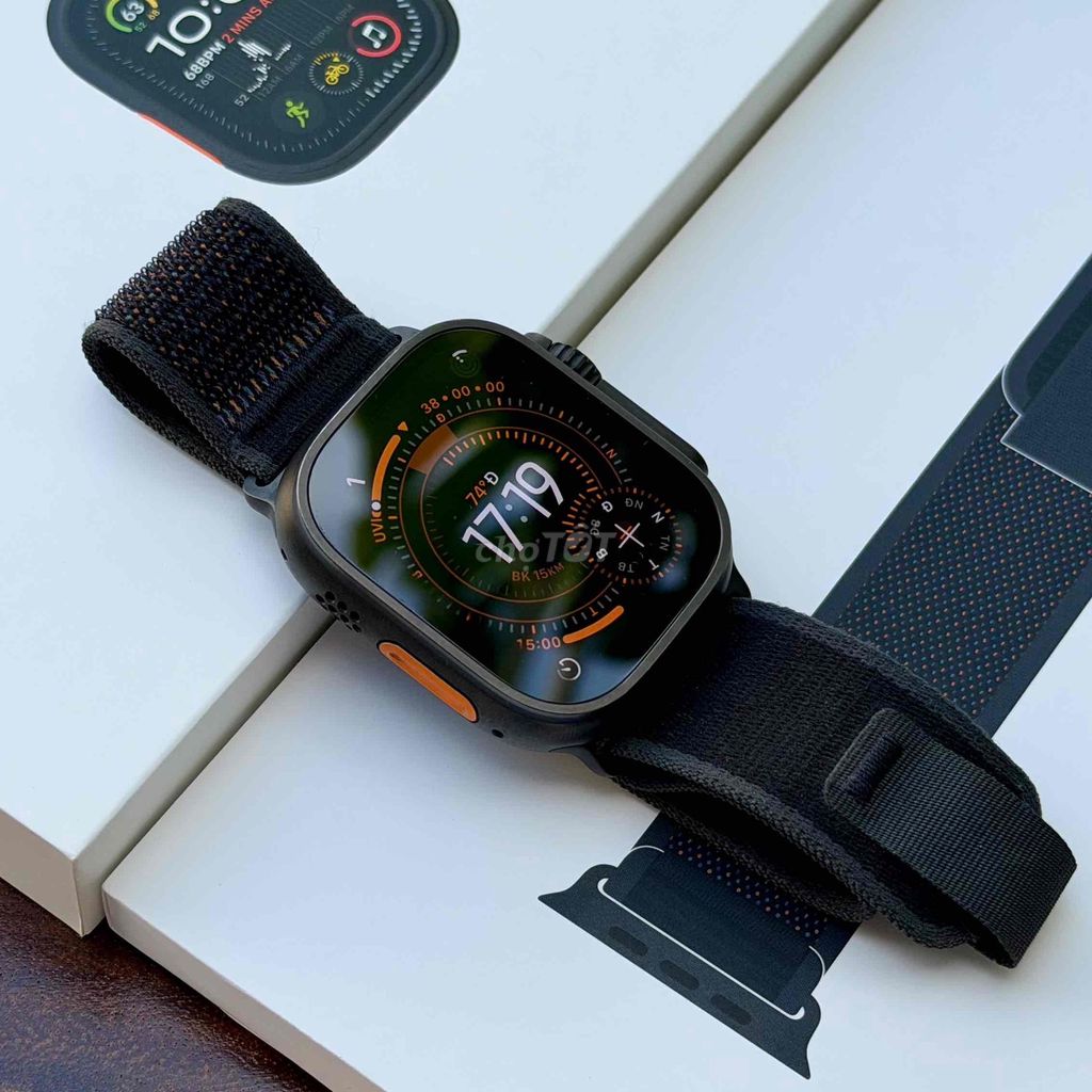 Apple Watch Ultra 2 Black Edition Fullbox. Mua bán Thiết bị đeo thông minh tại Quận Tân Bình Tp Hồ Chí Minh được đăng bởi Nam hình 1
