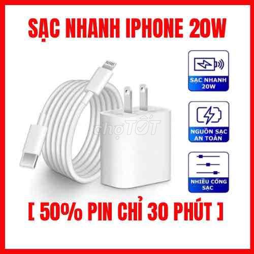 [Xóa tan' nỗi lo hết pin] VỚI SẠC NHANH IPHONE 20W