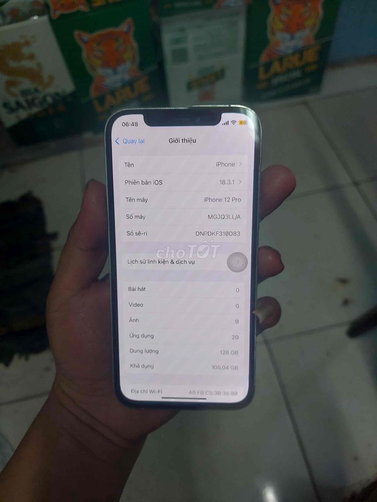 iphone 12pro 128gb qte có đổi