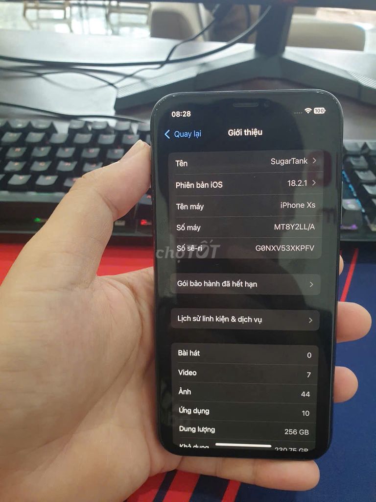 Iphone XS mất face 256gb bản quốc tế. Mua bán Điện thoại tại Huyện Gia Lâm Hà Nội được đăng bởi Nguyễn Thiên hình 1