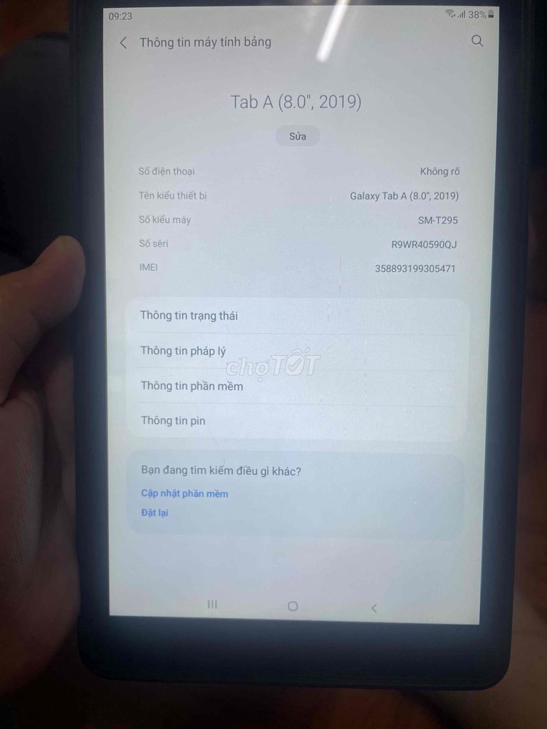 Samsung Galaxy Tab A 8.0 8 inch. Mua bán Máy tính bảng tại Quận Bắc Từ Liêm Hà Nội được đăng bởi Thuỷ Thanh hình 1
