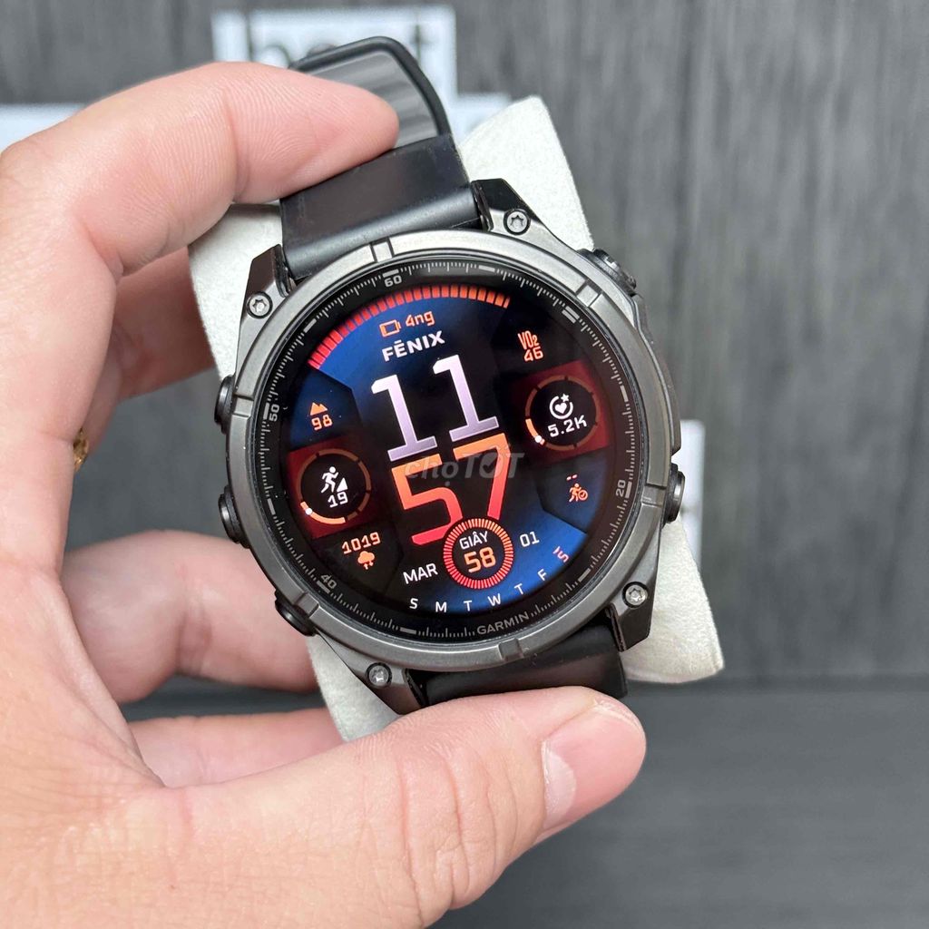 GARMIN FENIX 8 47mm AMOLED TITAN SAPPHIRE FPT