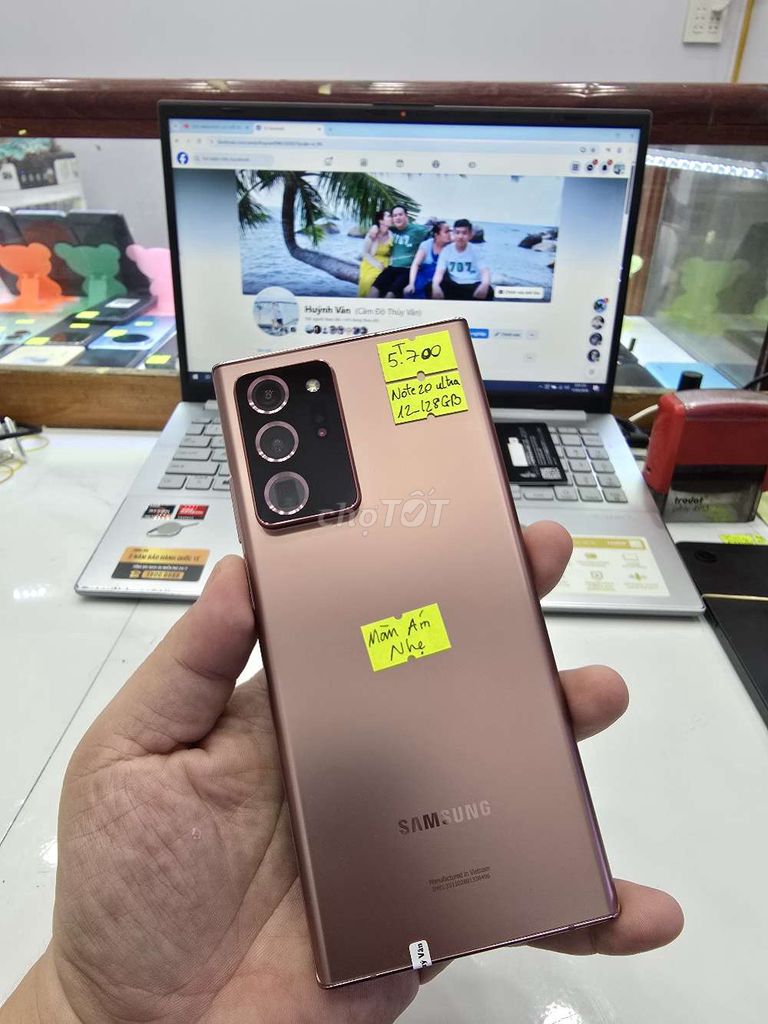 Samsung Note 20 Ultra 5G - Màn ám nhẹ. Mua bán Điện thoại tại Thành phố Long Xuyên An Giang được đăng bởi Facebook Cầm Đồ Thúy Vân hình 1
