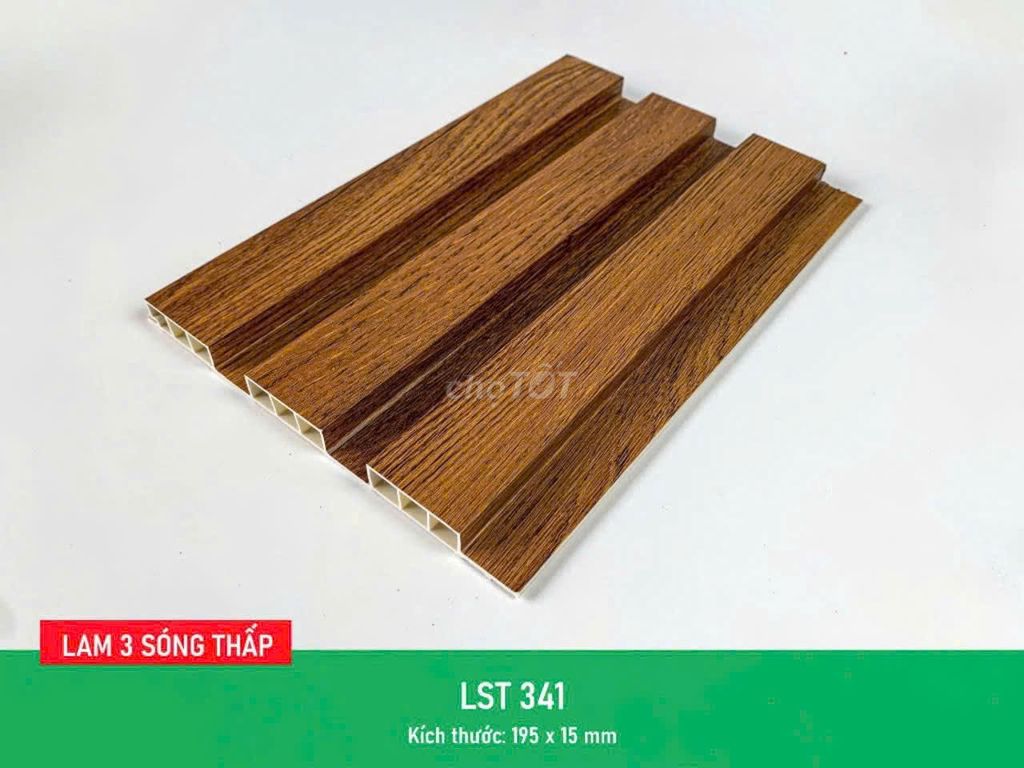 Tấm ốp tường LST 341 Gỗ nhựa Nâu vân gỗ. Mua bán Nội thất, đồ gia dụng khác tại Huyện Kim Bảng Hà Nam được đăng bởi Hạ Hảo  hình 1