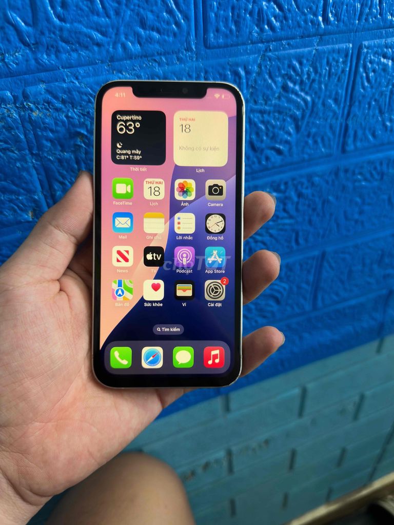 iPhone 12 64GB Trắng Full Chức Năng , Quốc Tế. Mua bán Điện thoại tại Quận Liên Chiểu Đà Nẵng được đăng bởi Vũ Anh Tú hình 1