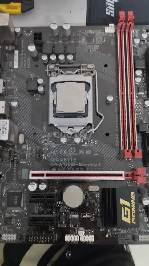 Bo mạch chủ Gigabyte H110M-Gaming 3 + Chip i3 7100. Mua bán Linh kiện (RAM, Card...) tại Thành phố Hải Dương Hải Dương được đăng bởi Lê Hòa hình 1