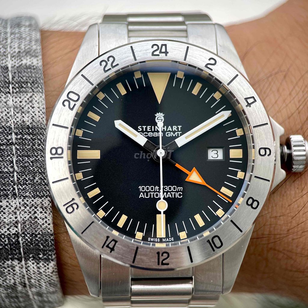 Steinhart Ocean One Vintage GMT cực đẹp