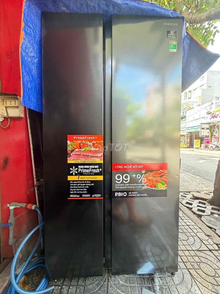 Tủ lạnh Samsung inverter 650 lít Side by side. Mua bán Tủ lạnh tại Quận Gò Vấp Tp Hồ Chí Minh được đăng bởi Hoàng sang hình 1