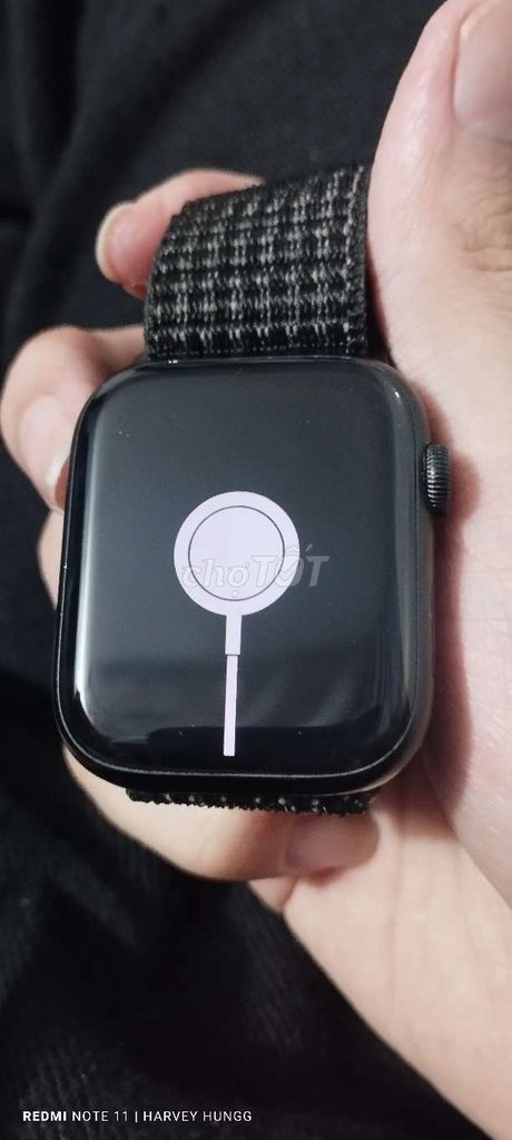 Apple Watch Series 7 45mm Nhôm Đen Khá mới. Mua bán Thiết bị đeo thông minh tại Thành phố Thái Bình Thái Bình được đăng bởi Còn Sống hình 1