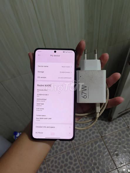 Xiaomi K60E 12GB/256GB Xanh. Mua bán Điện thoại tại Quận 1 Tp Hồ Chí Minh được đăng bởi Hội Đồ Điện Tử hình 1