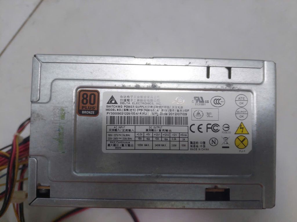 Nguồn máy tính bàn 300W model DPS-300AB-57 A. Mua bán Linh kiện (RAM, Card...) tại Huyện Long Hồ Vĩnh Long được đăng bởi anh thơ hình 1