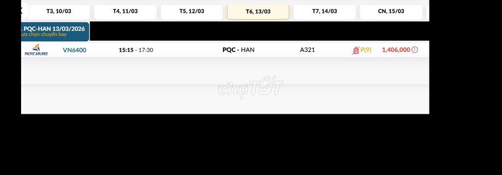 Vé máy bay Phú Quốc Hà Nội Thứ sáu 13/03/2026. Du lịch tại Quận 6 Tp Hồ Chí Minh được đăng bởi Nguyễn Minh Đức hình 1