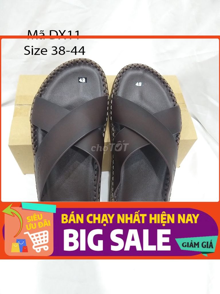 ngày 18.9-Dép da quai chéo doctor size 38 đến 43