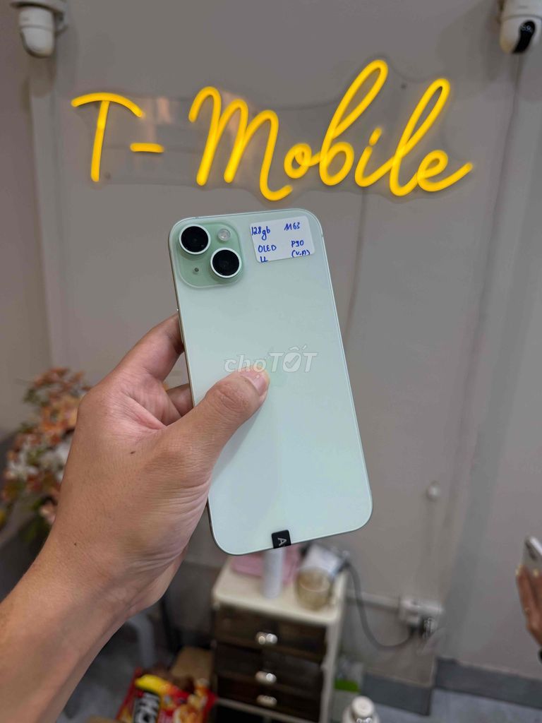 iPhone 15 Plus 128GB Xanh lá vỏ đẹp pin 90%. Mua bán Điện thoại tại Quận Thanh Xuân Hà Nội được đăng bởi Ngô Tráng T Mobile hình 1