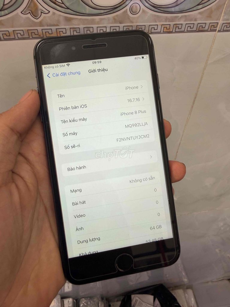iPhone 8 Plus 64GB Full. Mua bán Điện thoại tại Thành phố Phan Thiết Bình Thuận được đăng bởi Minh Phát hình 1