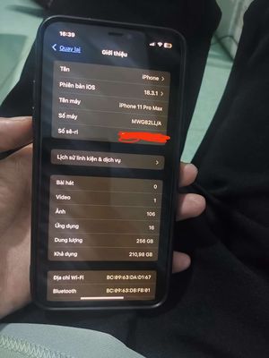 iPhone 11 Pro Max 256GB bán gl. Mua bán Điện thoại tại Thành phố Thuận An Bình Dương được đăng bởi hovancuong