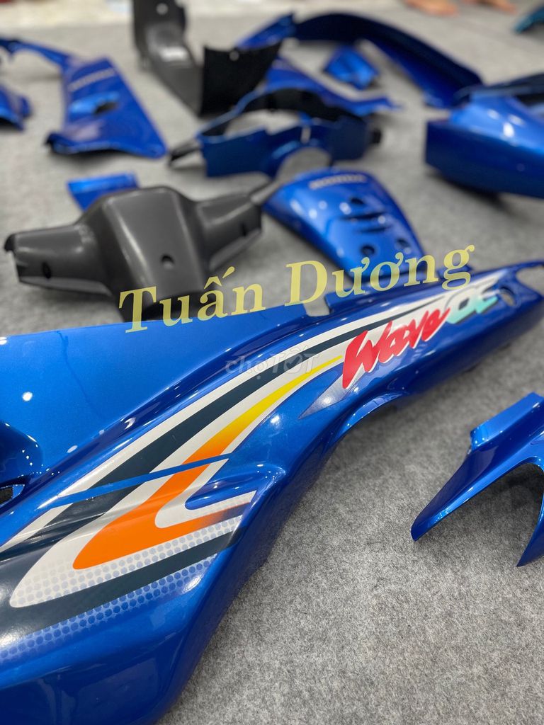 Dàn Áo Xe Wave Anpha Màu Xanh Dương Hàng Mới Đét. Mua bán Phụ tùng xe tại Quận Hà Đông Hà Nội được đăng bởi Phụ Tùng Xe Tuấn Dương hình 6