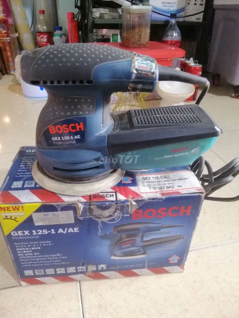 Máy chà nhám Bosch GEX 125-1AE đã sử dụng 95%. Mua bán Đồ chuyên dụng, Giống nuôi trồng tại Quận 12 Tp Hồ Chí Minh được đăng bởi Trần Thanh Hải hình 1
