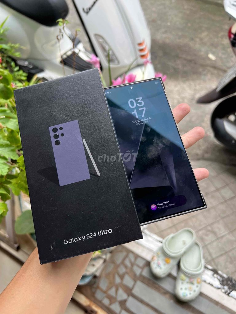 Samsung Galaxy S24 Ultra 256GB Tím Đã sử dụng. Mua bán Điện thoại tại Quận 10 Tp Hồ Chí Minh được đăng bởi Huy hình 1