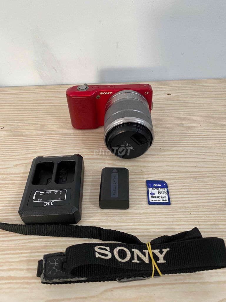 Máy ảnh Sony NEX-3 Đỏ 18-55mm. Mua bán Máy ảnh, Máy quay tại Quận Gò Vấp Tp Hồ Chí Minh được đăng bởi Hữu Huy hình 1