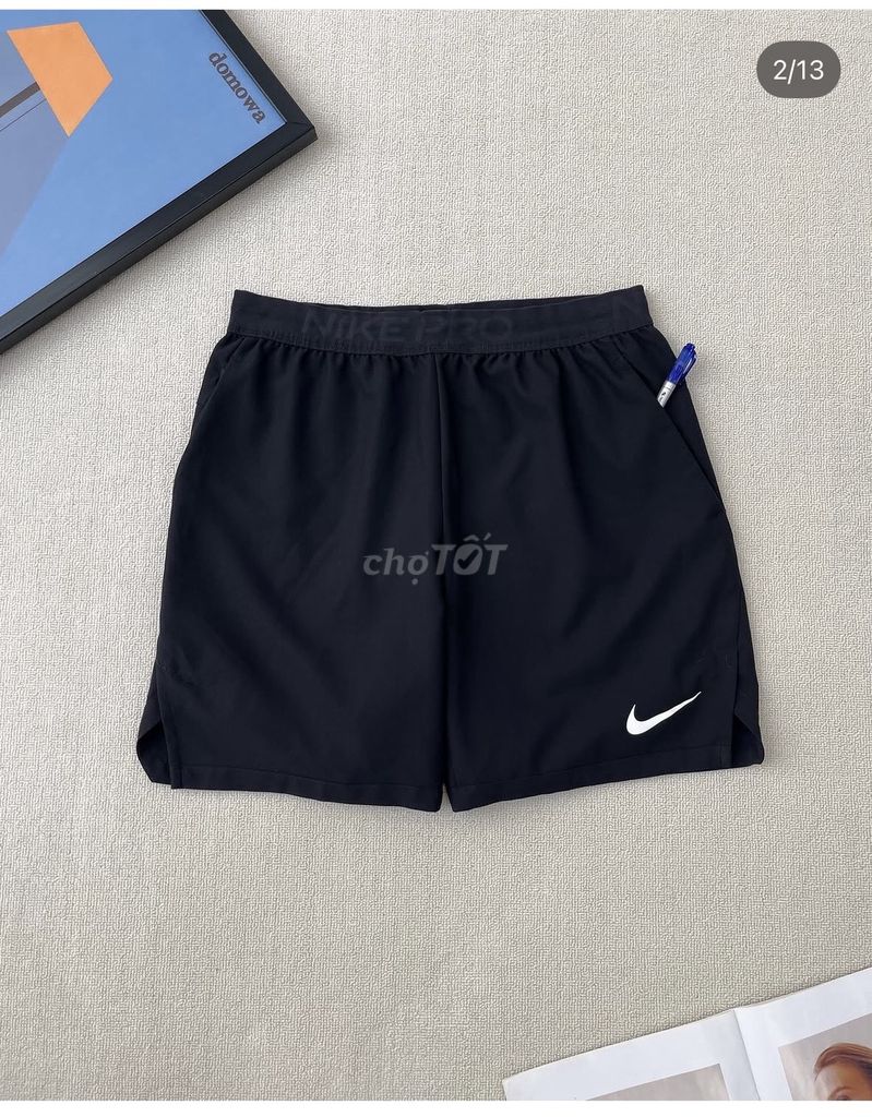 Quần short Nike Pro L Đen. Mua bán Quần áo tại Quận Hải An Hải Phòng được đăng bởi Hà phạm việt  hình 1
