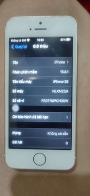 Iphone 5se siêu hiếm màu vàng, rất đẹp