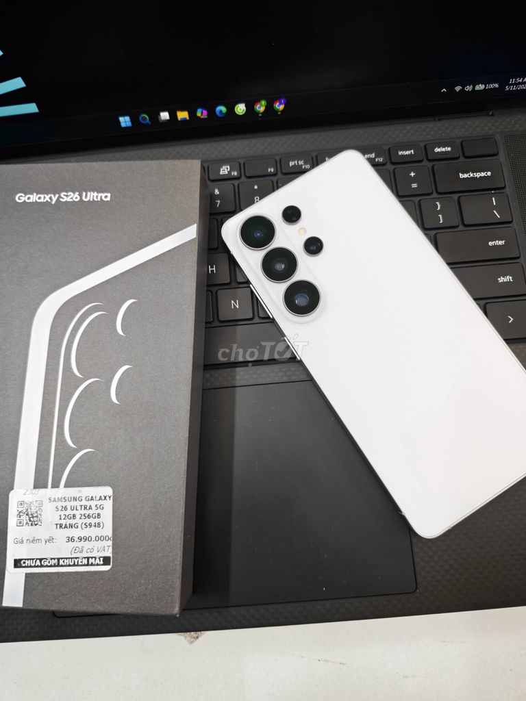 Samsung S26 Ultra 256GB Trắng chính hãng. Mua bán Điện thoại tại Quận Hải Châu Đà Nẵng được đăng bởi Your Phone hình 1